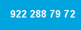 922 288 79 72 922 288 79 72